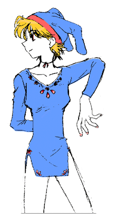 girl blue